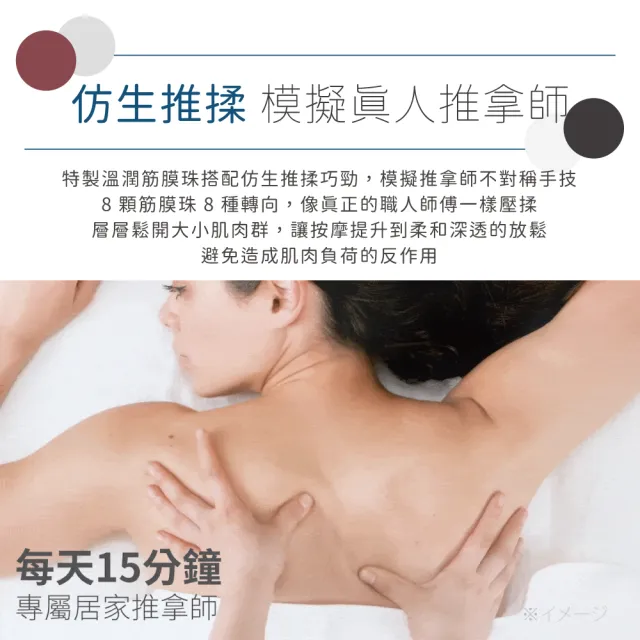 【ATEX】官方旗艦館 Lourdes V 型溫感推揉按摩枕-雙入組AX-HCL348(兩色/3D仿生揉捏)