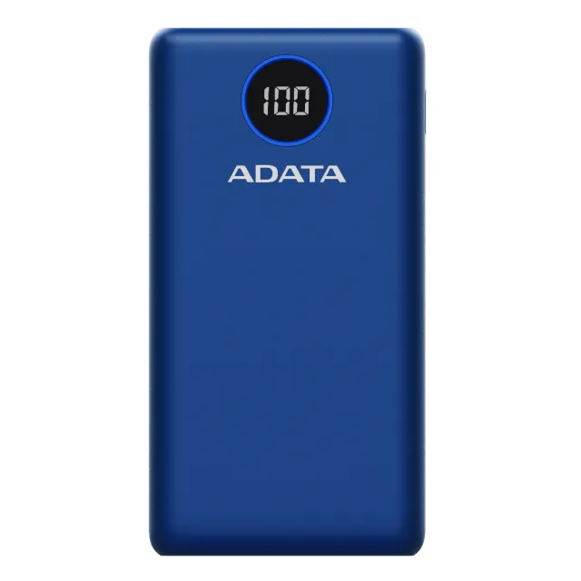 【ADATA 威剛】數位顯示電量20000mAh 3孔輸出 快充行動電源(P20000QCD)