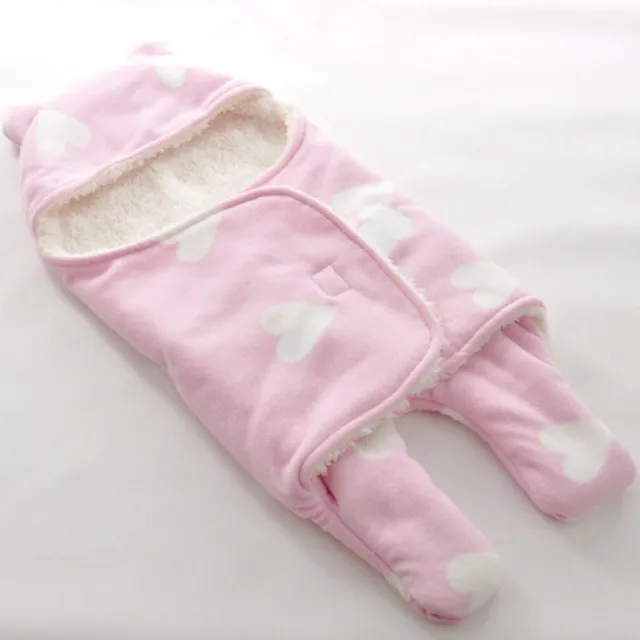 【JoyNa】保暖雙層羊羔絨嬰兒分腿式睡袋(共六款)