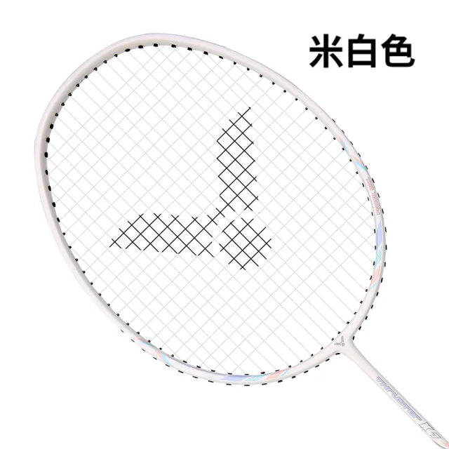 【VICTOR 勝利體育】THRUSTER K 突擊 穿線拍(TK-7 A/I/T/U 米白/亮粉/粉紫/春日青)