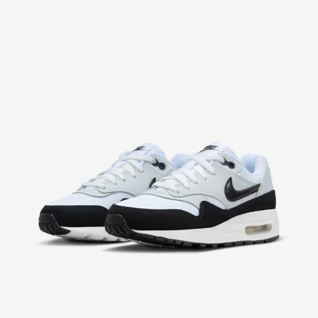 NIKE 耐吉NIKE 耐吉 慢跑鞋 女鞋 大童 運動鞋 緩震 AIR MAX 1 GS 藍黑 DZ3307-106