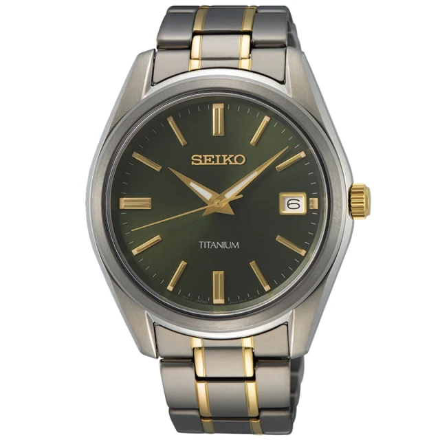 SEIKO 精工 CS系列 鈦金屬 簡約石英腕錶 禮物推薦 送禮首選(SUR377P1/6N52-00B0G)