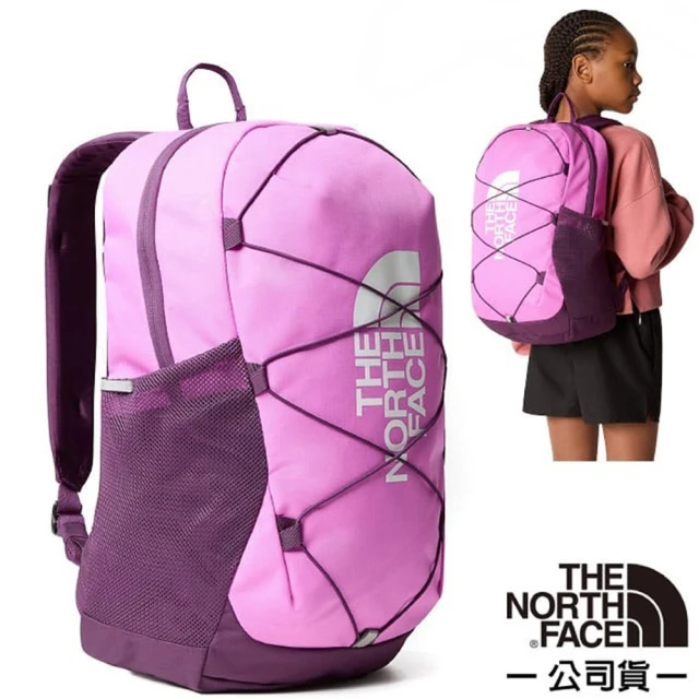 The North Face 兒童/青少年 Youth Jester Backpack 抗撕裂多功能後背包24.6L(52VY-YOW 紫番紅花 N)