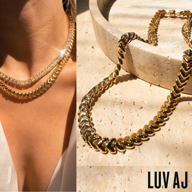 【LUV AJ】好萊塢潮牌 錘擊質感 金色愛心造型項鍊 FIORUCCI CHAIN(愛心造型項鍊)