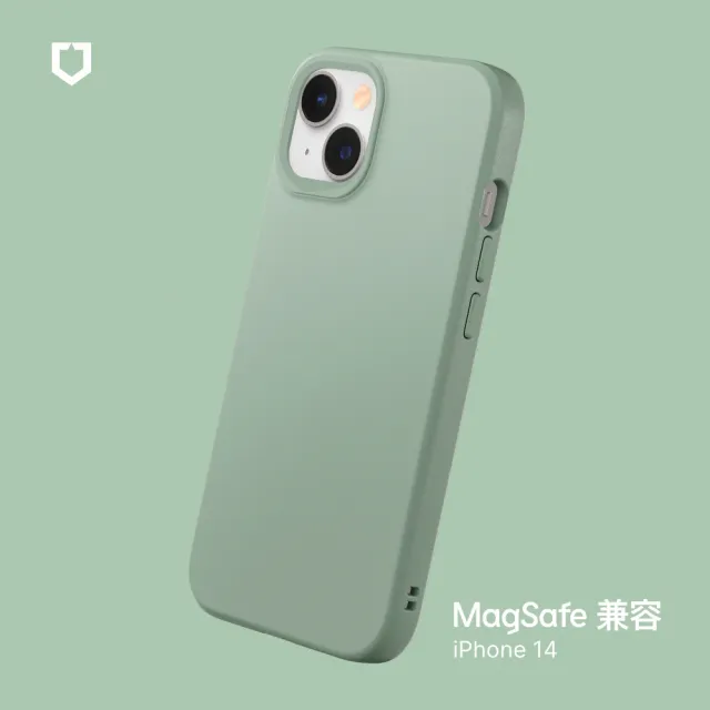 【RHINOSHIELD 犀牛盾】iPhone 14/13 6.1吋 SolidSuit MagSafe兼容 超強磁吸手機保護殼(經典防摔背蓋殼)