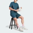 【adidas 愛迪達】M Z.N.E. PR SHO 男 短褲 亞洲版 運動 休閒 低襠 寬鬆 柔軟 藍綠(IN5095)