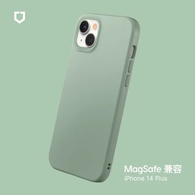 【RHINOSHIELD 犀牛盾】iPhone 14 Plus 6.7吋 SolidSuit MagSafe兼容 超強磁吸手機保護殼(經典防摔背蓋殼)