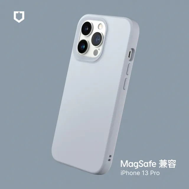 【RHINOSHIELD 犀牛盾】iPhone 13 Pro 6.1吋 SolidSuit MagSafe兼容 磁吸手機保護殼(經典防摔背蓋殼)