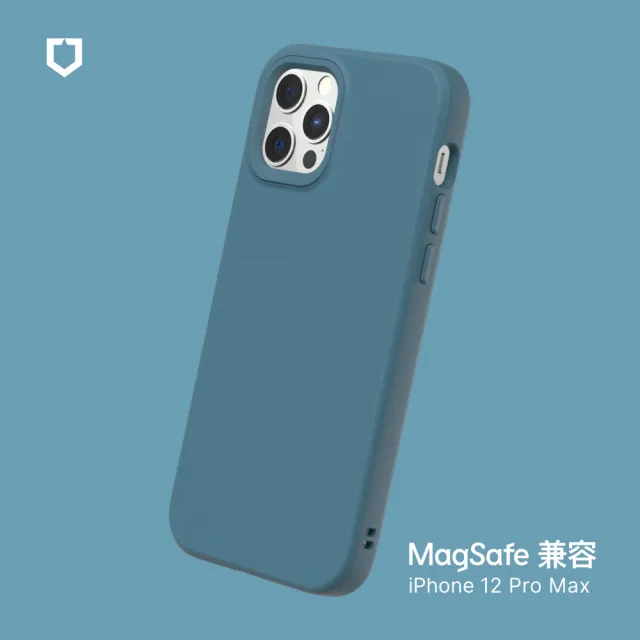 【RHINOSHIELD 犀牛盾】iPhone 12 Pro Max 6.7吋 SolidSuit MagSafe兼容 磁吸手機保護殼(經典防摔背蓋殼)