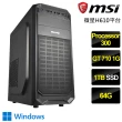 【微星平台】Processor雙核GT710 Win11P{晨露欣然}文書電腦(Processor-300/H610/64G/1TB)