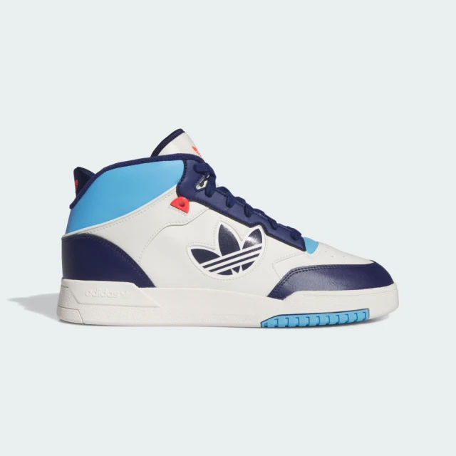 adidas 愛迪達adidas 愛迪達 籃球鞋 男鞋 運動鞋 包覆 緩震 高筒 三葉草 DROP STEP XL 2.0 藍 ID2830