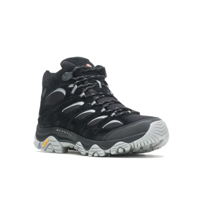 【MERRELL】MOAB 3 REFLECTIVE MID WP 防水中筒登山鞋 黑 男(ML036811)