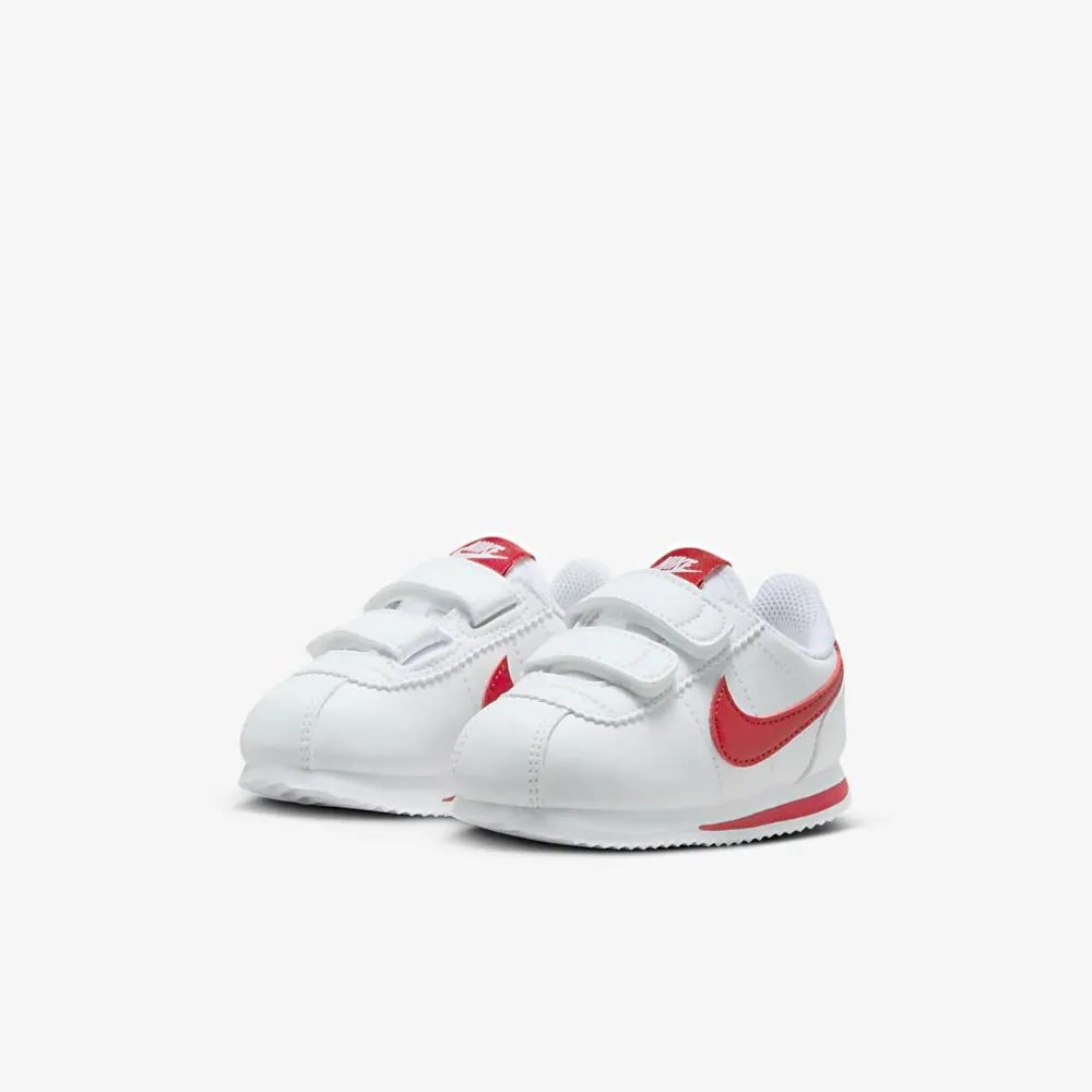 【NIKE 耐吉】運動鞋 童鞋 小童 兒童 CORTEZ BASIC SL TDV 白紅 904769-101