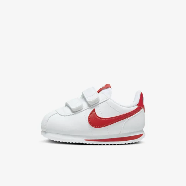 【NIKE 耐吉】運動鞋 童鞋 小童 兒童 CORTEZ BASIC SL TDV 白紅 904769-101