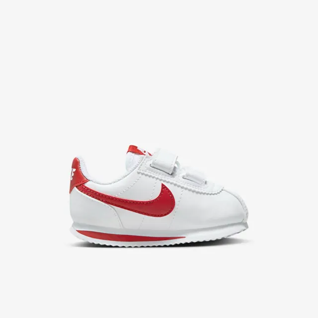 【NIKE 耐吉】運動鞋 童鞋 小童 兒童 CORTEZ BASIC SL TDV 白紅 904769-101