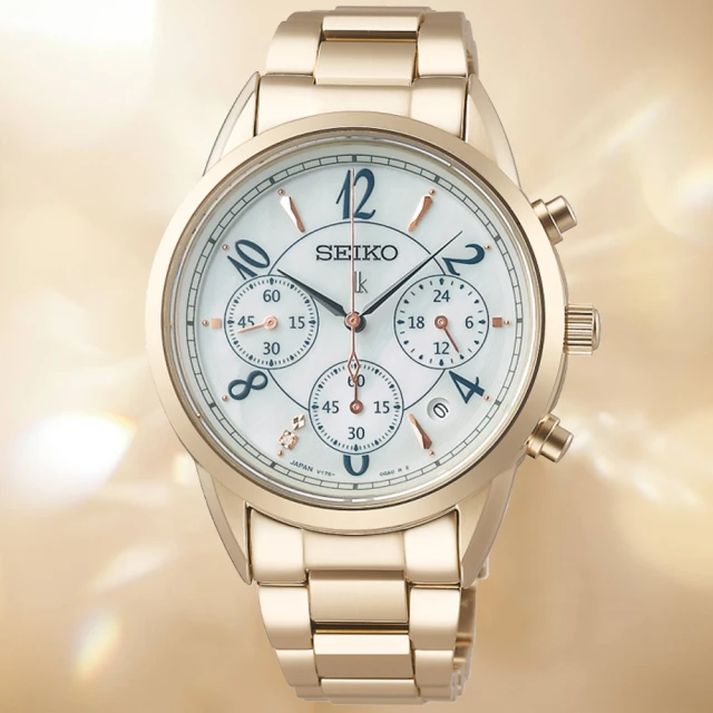 SEIKO 精工 CS系列精鋼石英錶40㎜黑面款 SK004