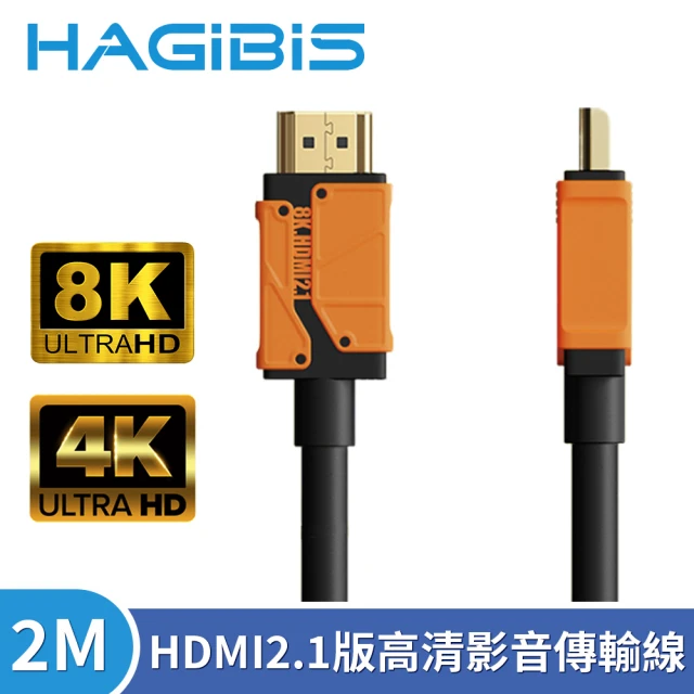 綠聯 8K HDMI2.1傳輸線 2入組(1公尺/金屬殼編織