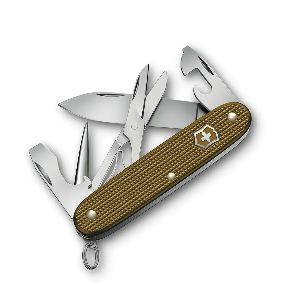 【VICTORINOX 瑞士維氏】2024年9用 ALOX限量Terra Brown金屬殼瑞士刀(Terra Brown)