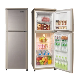 【SAMPO 聲寶】140公升一級能效經典品味系列定頻右開雙門冰箱(SR-C14Q-Y9)