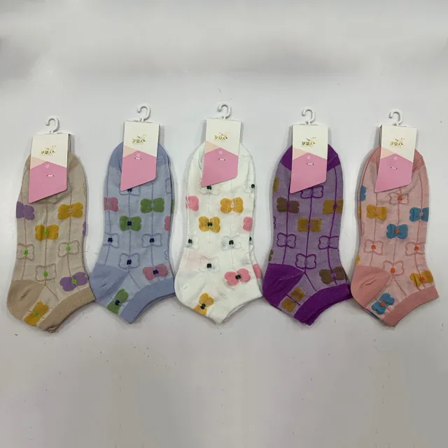 【Socks Form 襪子瘋】5雙組-日系棉質短襪(踝襪/棉襪/船型襪/女襪)