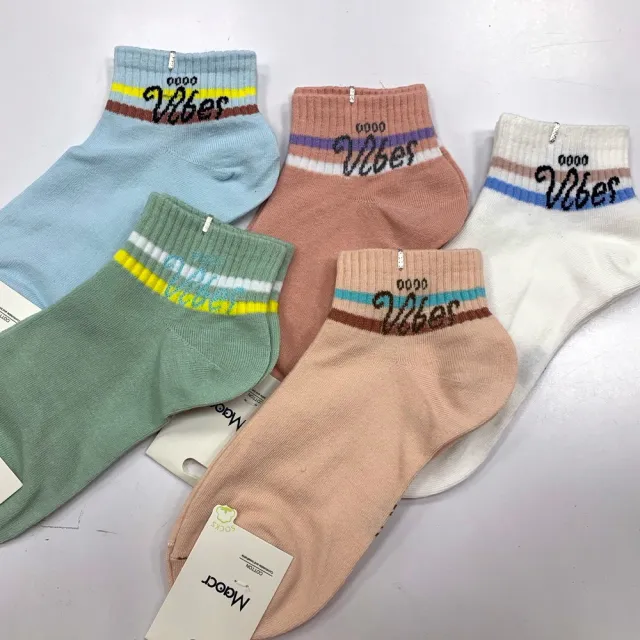 【Socks Form 襪子瘋】5雙組-日系棉質短襪(踝襪/棉襪/船型襪/女襪)