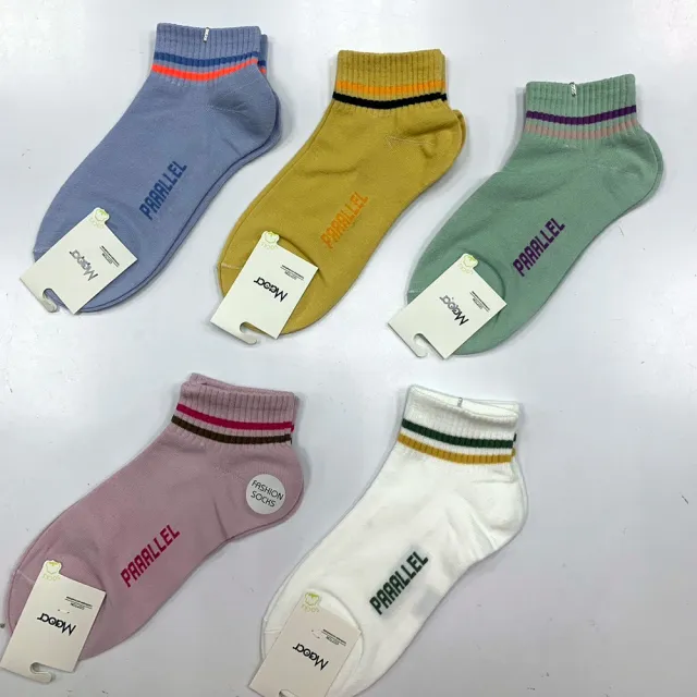 【Socks Form 襪子瘋】5雙組-日系棉質短襪(踝襪/棉襪/船型襪/女襪)