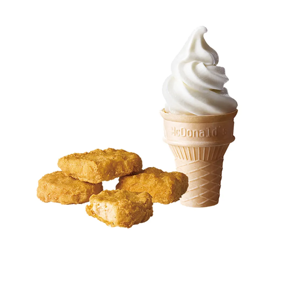 【麥當勞】蛋捲冰淇淋+4塊麥克鷄塊(好禮即享券)