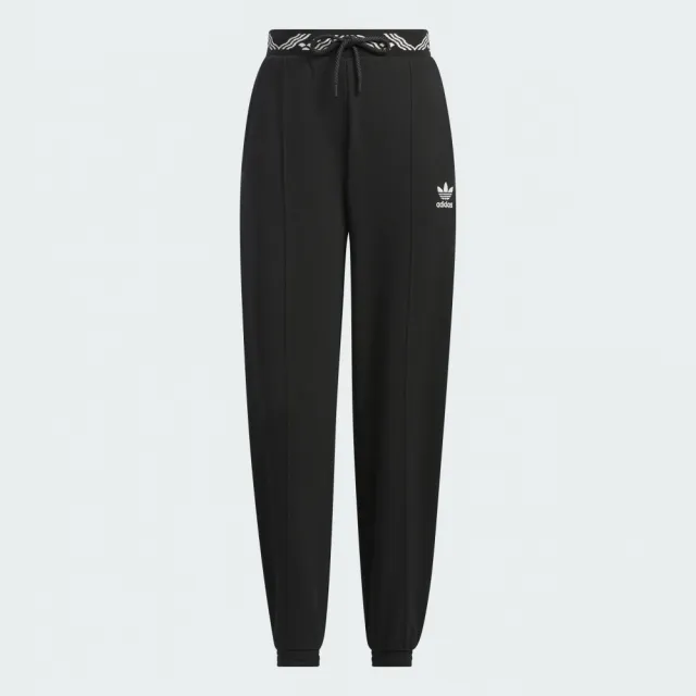 【adidas 愛迪達】長褲 女款 運動褲 三葉草 亞規 新年 TRACK PANT W 黑 IX4239