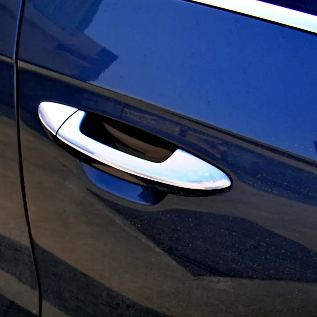 【IDFR】VW 福斯 Passat B7 轎車 2011-2014 鍍鉻銀 車門把手上蓋 飾貼(Passat B7 車身鍍鉻改裝)