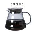 【Life shop】玻璃咖啡壺 煙燻黑 / 透明款 /500ml(手沖咖啡壺 手沖壺 手沖咖啡 耐熱玻璃咖啡壺)