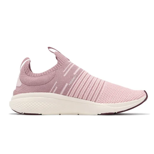 【PUMA】慢跑鞋 Softride Pro Echo Slip-On 男鞋 粉 白 襪套式 針織 緩衝 運動鞋(378691-02 ...