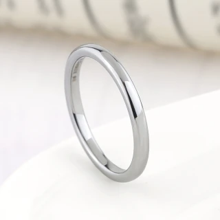 【GIUMKA】素面戒指-極細．鎢鋼(白色情節禮物)