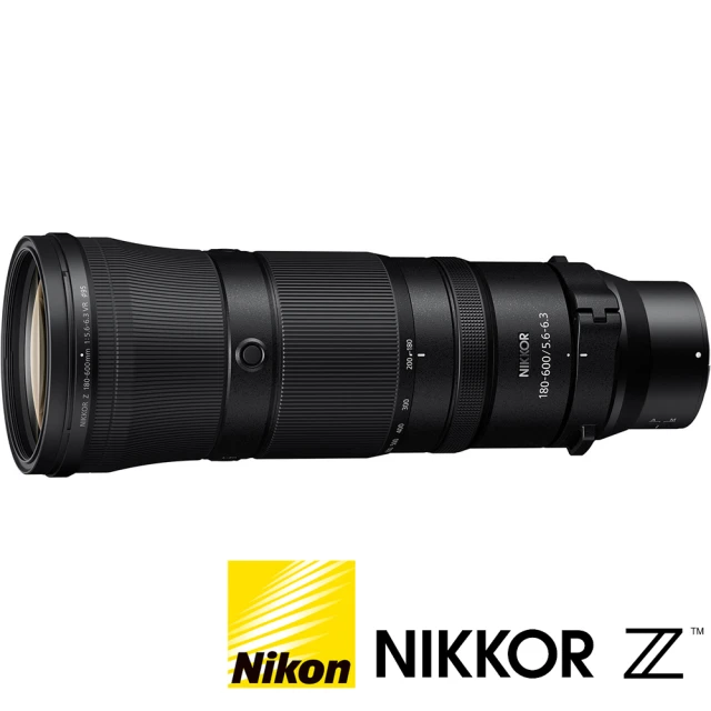 Nikon 尼康Nikon 尼康 NIKKOR Z 180-600mm F5.6-6.3 VR 超望遠變焦鏡頭(公司貨 Z系列 全片幅無反微單眼鏡頭 拍鳥)