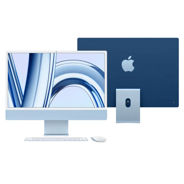 【Apple】iMac 24吋 M3晶片/8核心CPU/10核心GPU/8G/256G SSD(4.5K Retina顯示器)