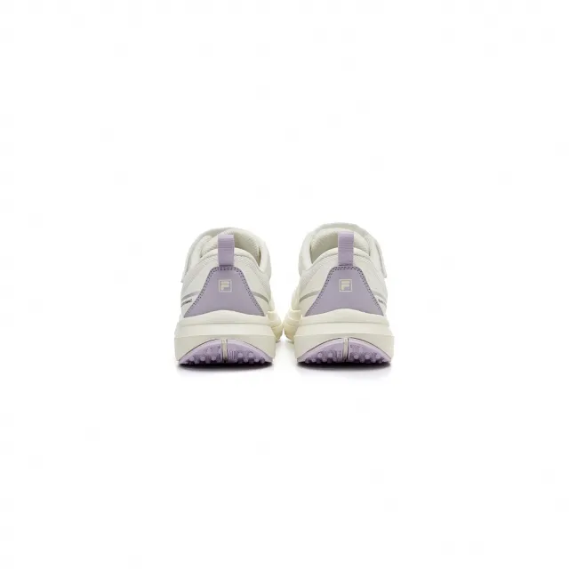 【FILA官方直營】KIDS NRE RX T7 KD 大童運動鞋-米白/紫(3-C147X-500)