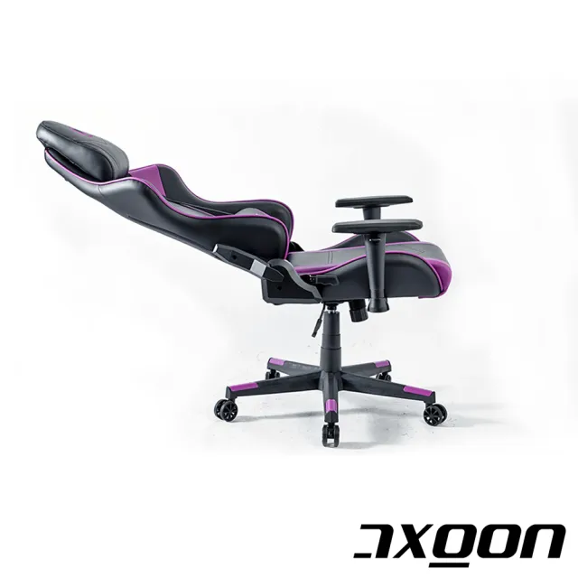 【AXGON】AX1CVa 人體工學電競椅(賽車座椅首選皮革/可調式2D扶手)