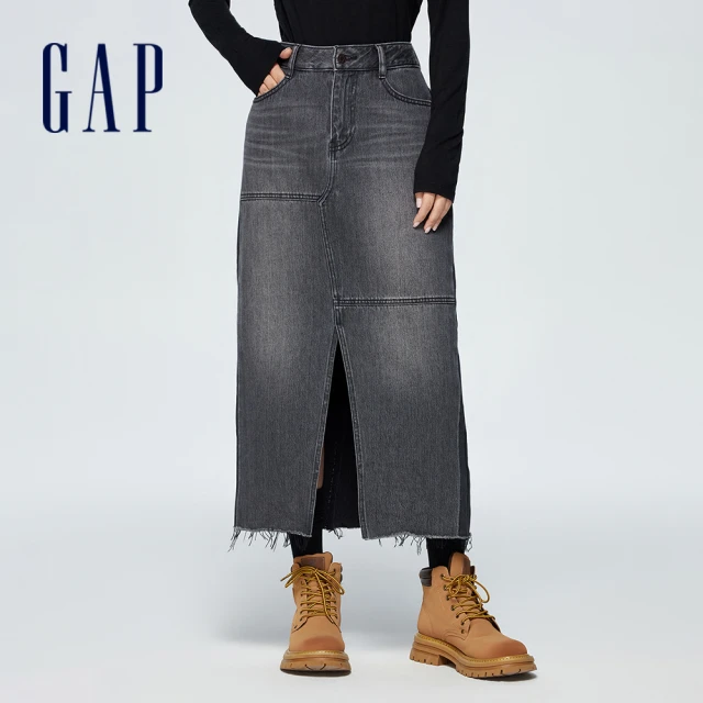 GAP 男裝 Logo純棉帽T-深灰色(837458)優惠推