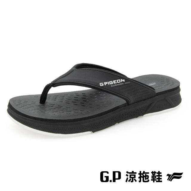 G.PG.P 男款輕羽量漂浮夾腳拖鞋G9366M-黑色(SIZE:39-44 共三色)
