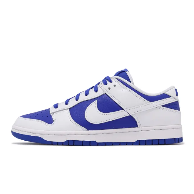 【NIKE 耐吉】休閒鞋 Dunk Low Racer Blue 男鞋 女鞋 白 藍 賽車藍 反轉 經典(DD1391-401)