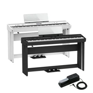 【ROLAND 樂蘭】FP-90X 88鍵 數位鋼琴 電鋼琴 套裝(含三踏板/琴架/耳機/保養組 原廠保固2年)
