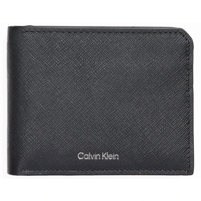 Calvin Klein 凱文克萊 立體橫條雙夾層附相片夾短