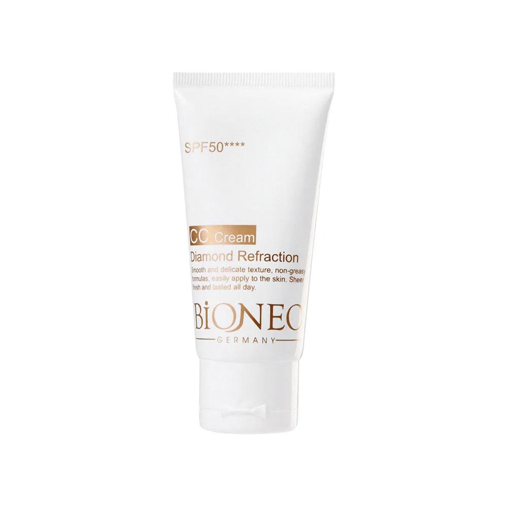 【Bioneo 德國百妮】粉鑽潤色CC霜SPF50****50ml(物理性防曬 清爽潤色 持妝力強)