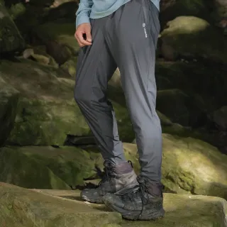【WOAWOA】冰絲速乾束口登山褲-男女款│黑/灰/藍(運動褲 登山褲 抗UV 吸濕排汗 冰絲褲 涼感褲 11661485)