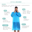 【Jo Go Wu】磨砂輕便雨衣3入組(輕薄款/男女適穿/連身雨衣/成人雨衣/一次性雨衣)