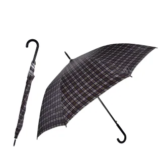 【Yo!kAsa】咖啡格紋 晴雨自動直傘