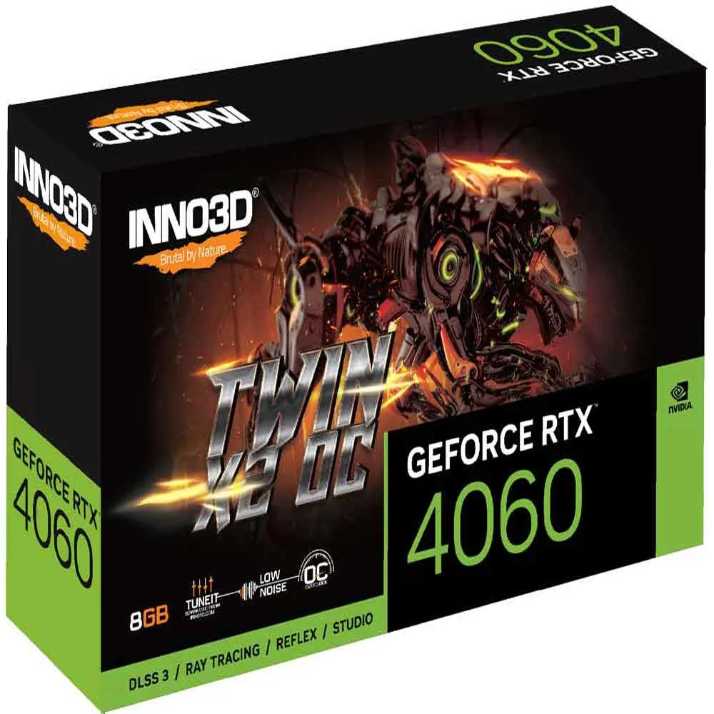 【Inno3D 映眾】INNO3D GEFORCE RTX 4060 8GB GDDR6 X2 OC
