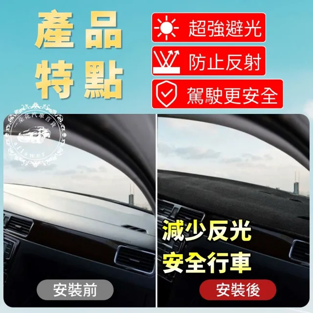 【一朵花汽車百貨】BENZ 賓士 C系列 短毛避光墊