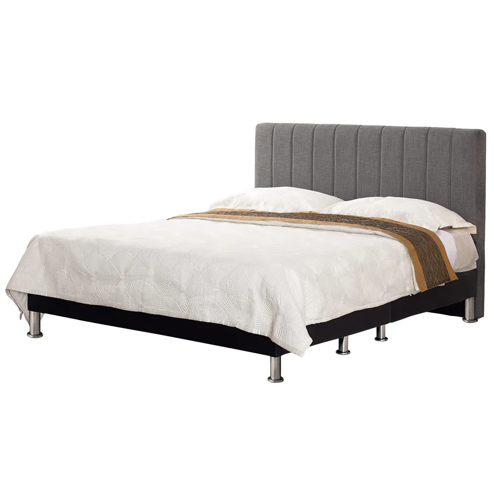 【Hampton 漢汀堡】諾爾斯5尺布面雙人床架(一般地區免運費/床組/雙人床)
