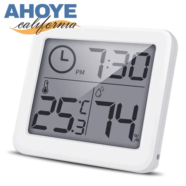 【AHOYE】多功能居家溫濕度計 溫度計