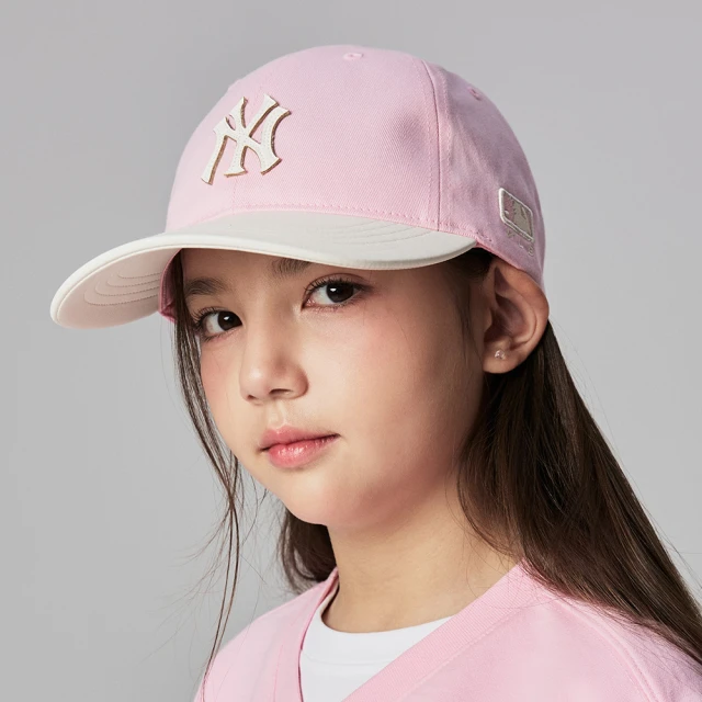 MLB 童裝 可調式棒球帽 童帽 Varsity系列 紐約洋基隊(7ACP8804N-50PKL)